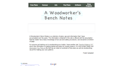 Desktop Screenshot of benchnotes.com